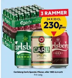 BorderShop Carlsberg Carls Special, Pilsner, eller 1883 4,4-4,6% tilbud