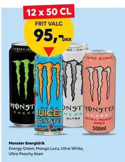 BorderShop Monster Energidrik tilbud