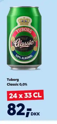 BorderShop Tuborg Classic 0,0% tilbud