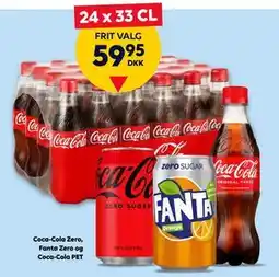 BorderShop Coca-Cola Zero, Fanta Zero og Coca-Cola PET tilbud
