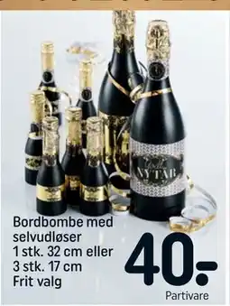 REMA 1000 Bordbombe med selvudløser 1 stk. 32 cm eller 3 stk. 17 cm Frit valg tilbud