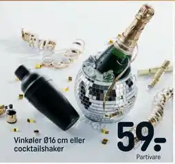 REMA 1000 Vinkøler Ø16 cm eller cocktailshaker tilbud