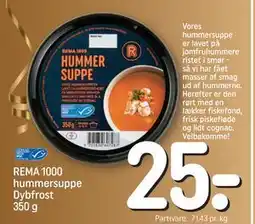 REMA 1000 REMA 1000 hummersuppe Dybfrost 350 g tilbud