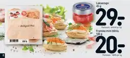 REMA 1000 Franske mini blinis 135 g tilbud