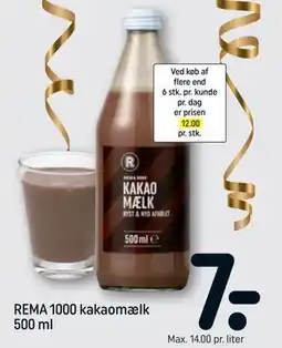 REMA 1000 REMA 1000 kakaomælk 500 ml tilbud