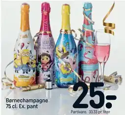 REMA 1000 Børnechampagne 75 cl. Ex. pant tilbud