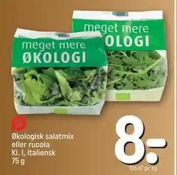 REMA 1000 Økologisk salatmix eller rucola Kl. I, italiensk 75 g tilbud