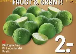 REMA 1000 Økologisk lime Kl. I, udenlandsk Pr. stk tilbud