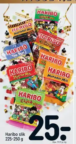 REMA 1000 Haribo slik 225-250 g tilbud