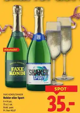 Lidl Bobler eller Sport tilbud