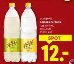 Lidl Lemon eller tonic tilbud