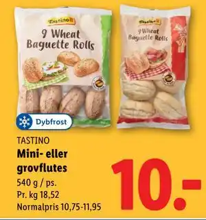 Lidl Mini- eller grovflutes tilbud
