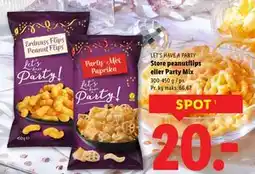 Lidl Store peanutflips eller Party Mix tilbud