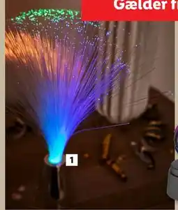 Lidl LED-fiberlampe tilbud