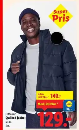 Lidl Quilted jakke tilbud