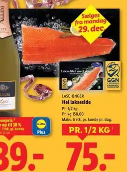 Lidl Hel lakseside tilbud