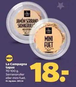 Netto La Campagna tapas tilbud