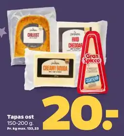 Netto Tapas ost tilbud