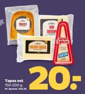 Netto Tapas ost tilbud