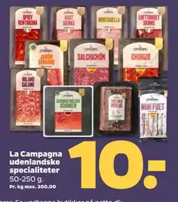 Netto La Campagna udenlandske specialiteter tilbud