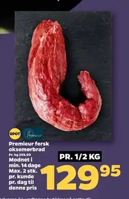 Netto Premieur fersk oksemørbrad tilbud