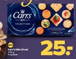 Netto Carr's kiks til ost tilbud