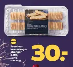 Netto Premieur kransekagestænger 2 stk tilbud