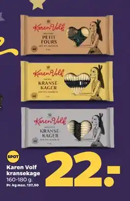 Netto Karen Volf kransekage tilbud