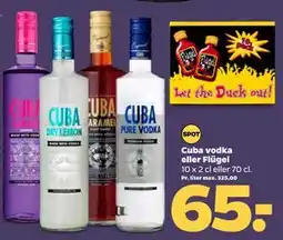 Netto Cuba vodka eller Flügel tilbud