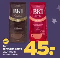 Netto BKI formalet kaffe tilbud