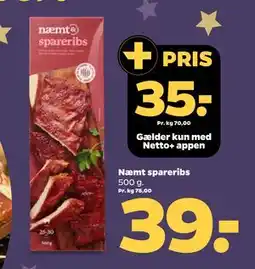 Netto Næmt spareribs tilbud