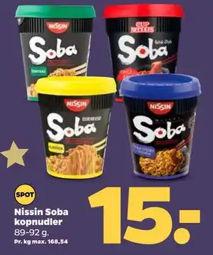 Netto Nissin Soba kopnudler tilbud
