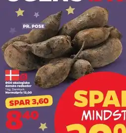 Netto ØGO økologiske danske rødbeder tilbud