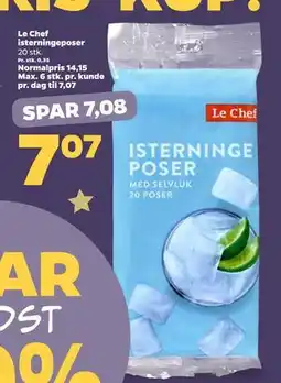 Netto Le Chef isterningeposer tilbud