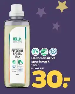 Netto Hello Sensitive sportsvask tilbud