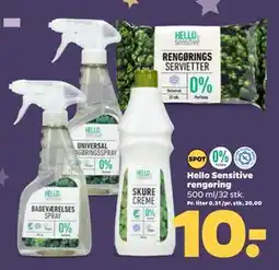 Netto Hello Sensitive rengøring tilbud