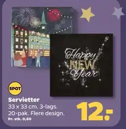 Netto Servietter tilbud