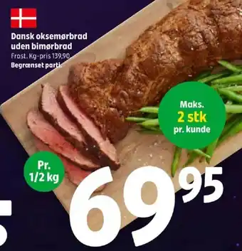 Dansk oksemørbrad uden bimørbrad