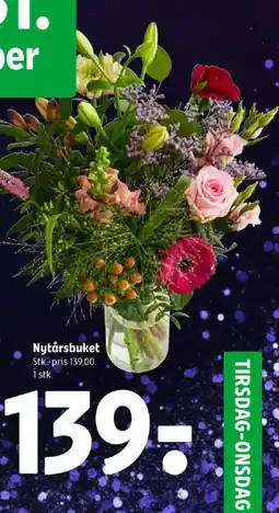 Coop 365 Nytårsbuket tilbud