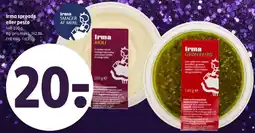 Coop 365 Irma spreads eller pesto tilbud