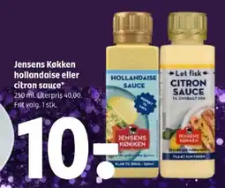 Coop 365 Jensens Køkken hollandaise eller citron sauce tilbud