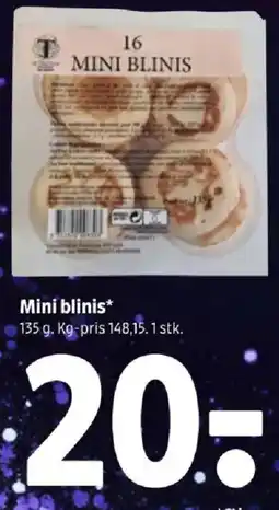 Coop 365 Mini blinis tilbud