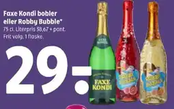 Coop 365 Faxe Kondi bobler eller Robby Bubble tilbud