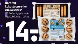 Coop 365 Nordthy kokostoppe eller choko sticks tilbud