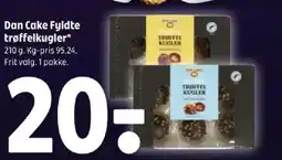 Coop 365 Dan Cake Fyldte trøffelkugler tilbud