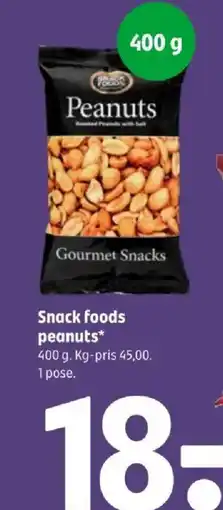 Coop 365 Snack foods peanuts tilbud