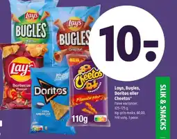 Coop 365 Lays, Bugles, Doritos eller Cheetos tilbud