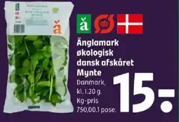 Coop 365 Änglamark Økologisk dansk afskåret Mynte tilbud