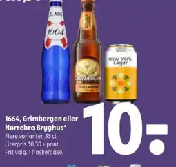 Coop 365 1664, Grimbergen eller Nørrebro Bryghus tilbud
