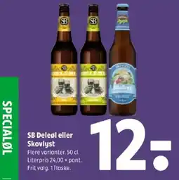Coop 365 SB Deleøl eller Skovlyst tilbud